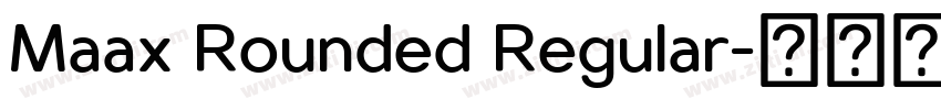 Maax Rounded Regular字体转换
